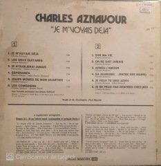 Charles Aznavour Je M'Voyais Deja  LP