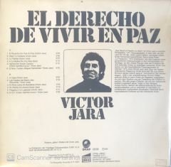 Victor Jara - El Derecho De Vivir En Paz LP