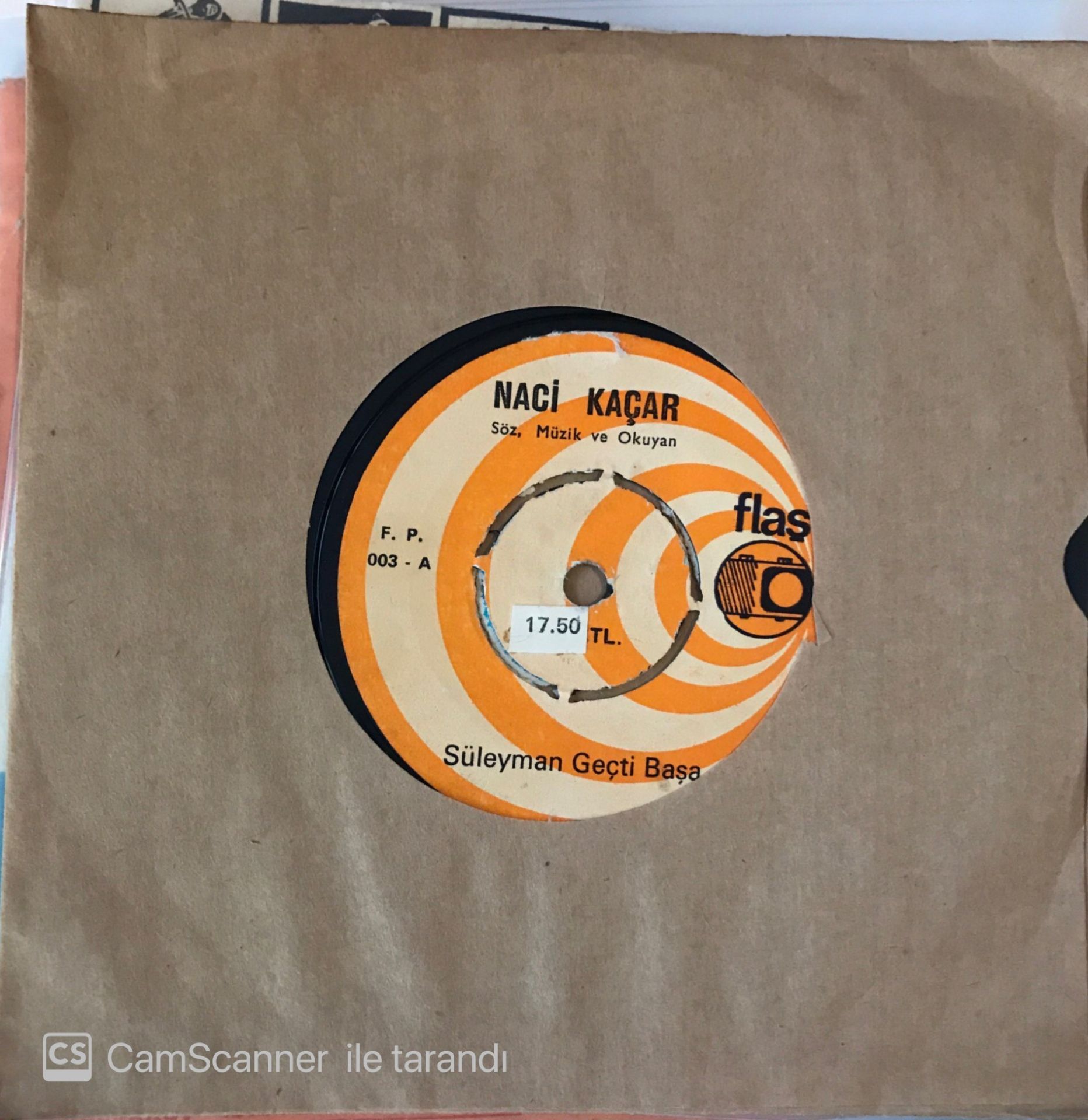 Naci Kaçar - Süleyman Geçti Başa 45lik