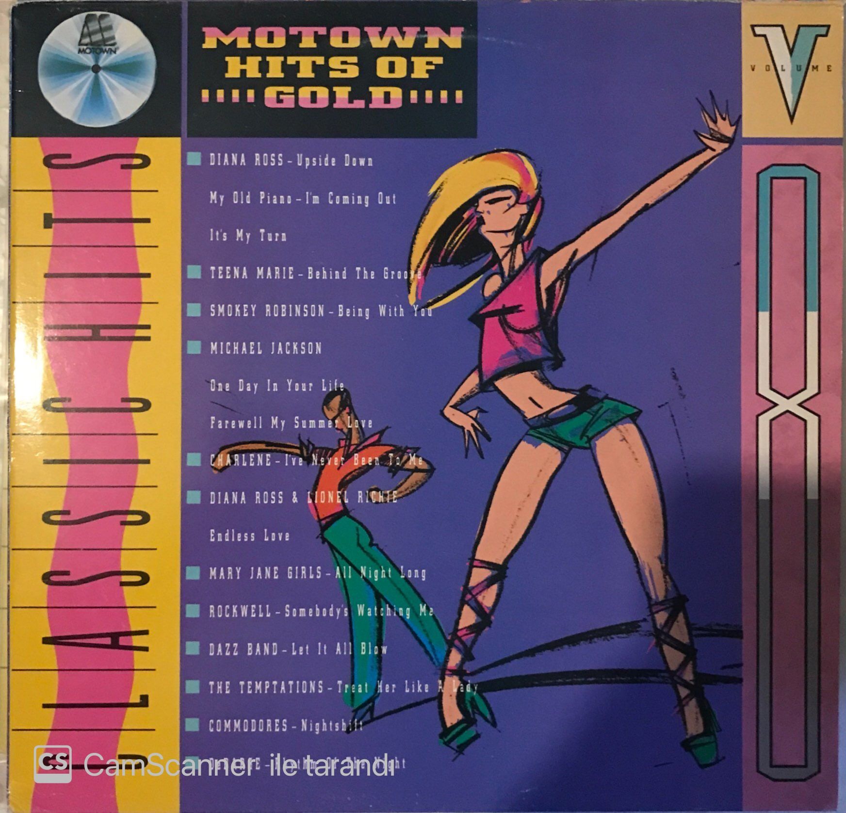 Motown Hits Of Gold Classic Hits Volume 8 LP