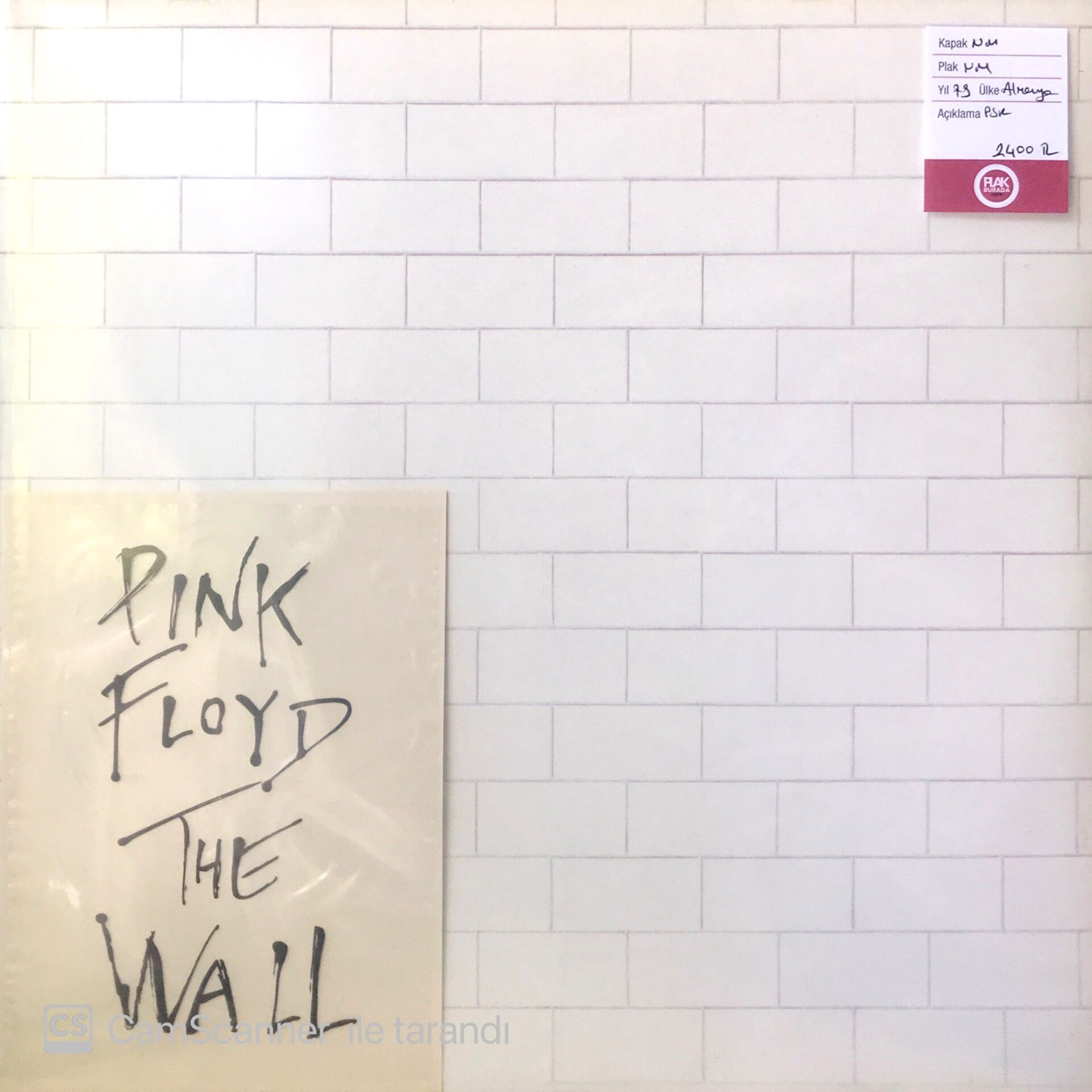 Pink Floyd - The Wall Double LP