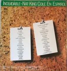 Nat King Cole - Inolvidable Nat King Cole En Espanol LP