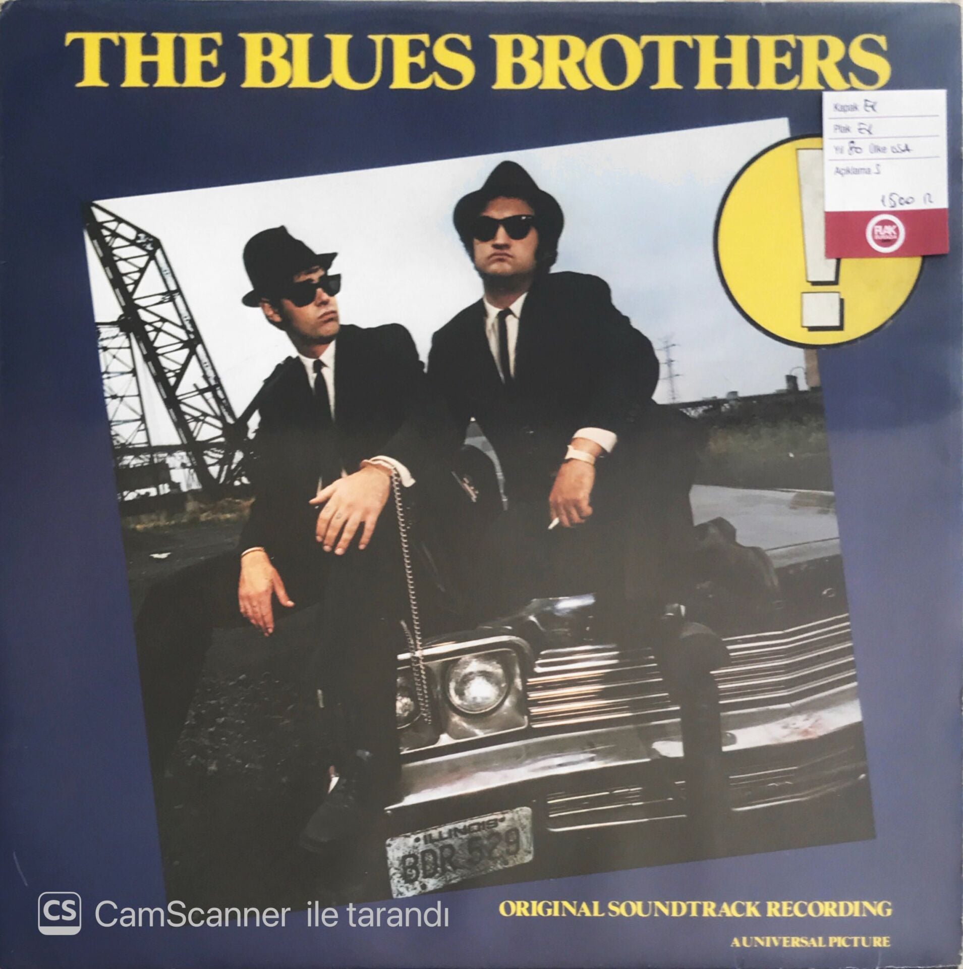 The Blues Brothers Original Soundtrack Recording LP
