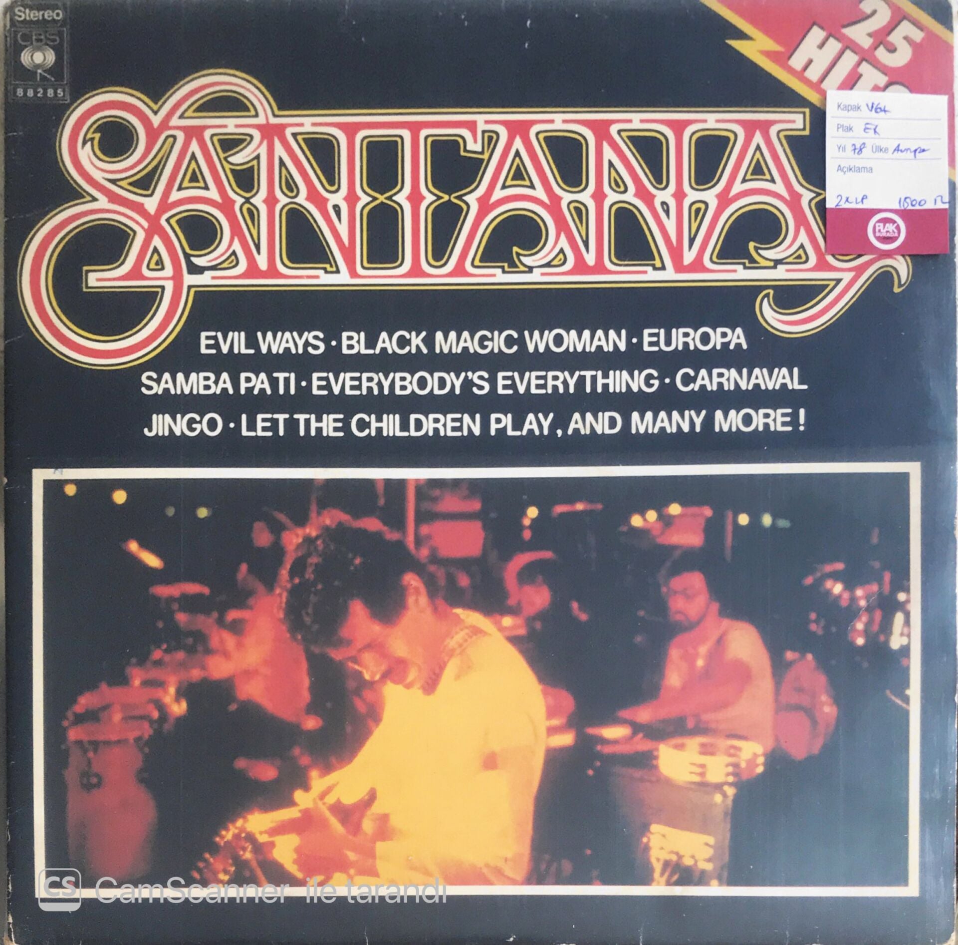 Santana - 25 Hits - Double LP