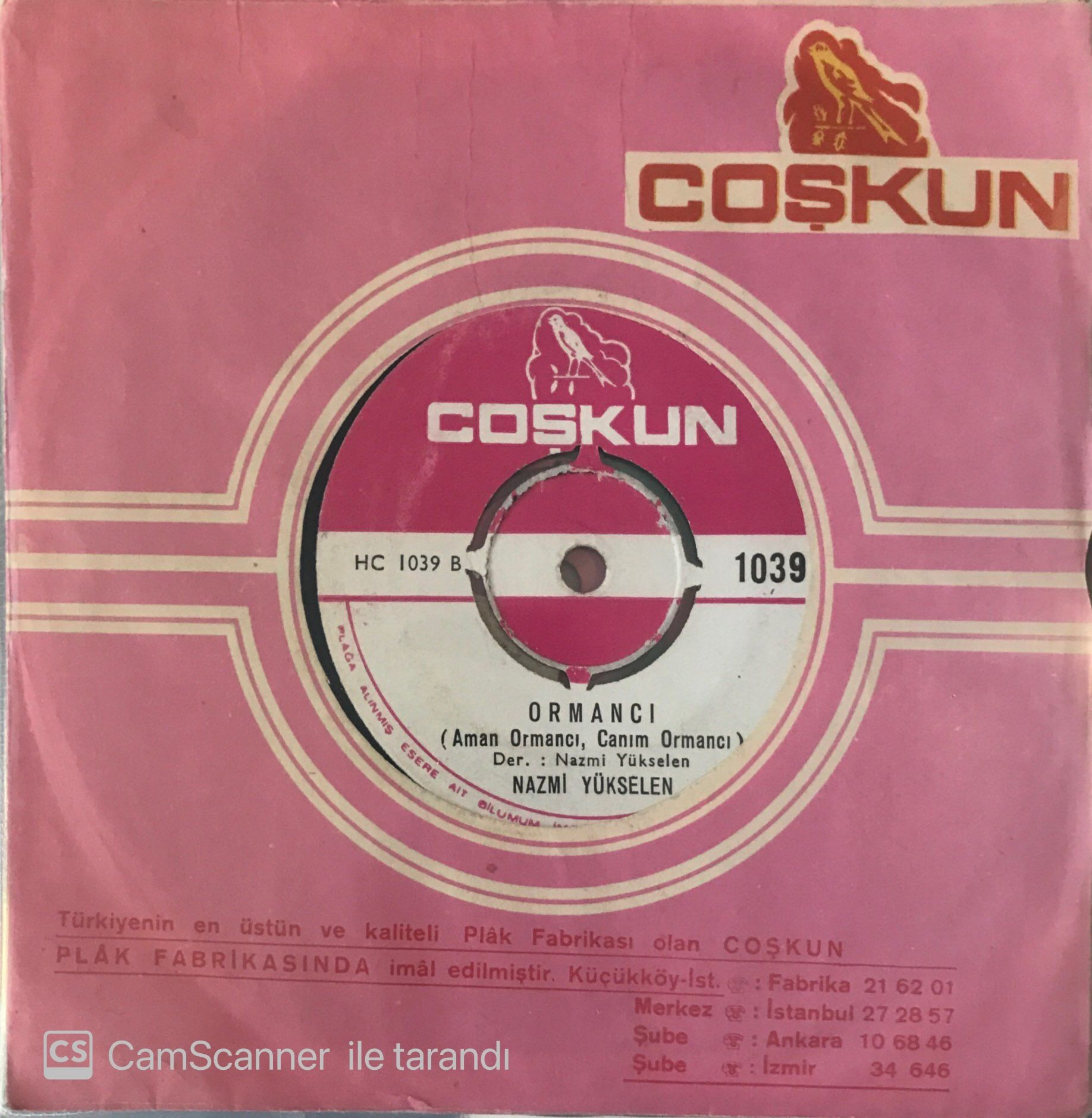 Nazmi Yükselen - Bodrum Hakimi 45lik