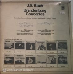 J. S. Bach Brandenburg Concertos Nos. 1,2,3,4,5 and 6 Double LP