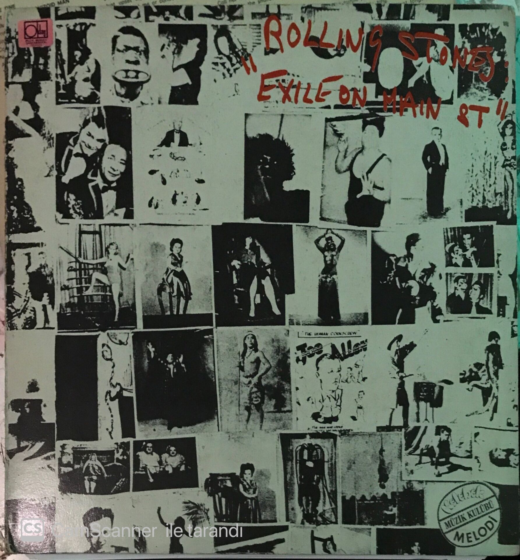 Rolling Stones Exile On Main St. Double LP