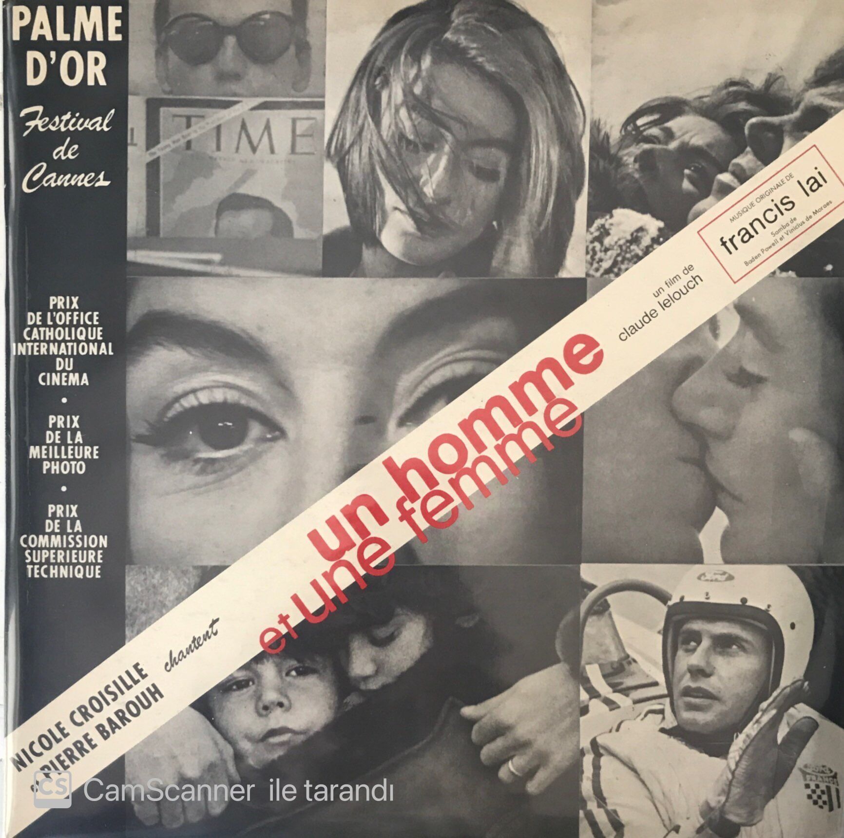 Bande Originale Du Film De Claude Lelouch ''Un Homme Et Une Femme'' LP