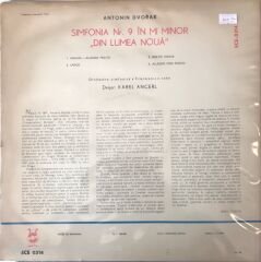 Antonin Dvorak Simfonia Nr. 9 In Mi Minor Din Lumea Noua LP