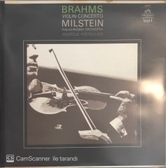 Brahms Violin Concerto Milstein Philharmonia Orchestra Anatole Fistoulari LP