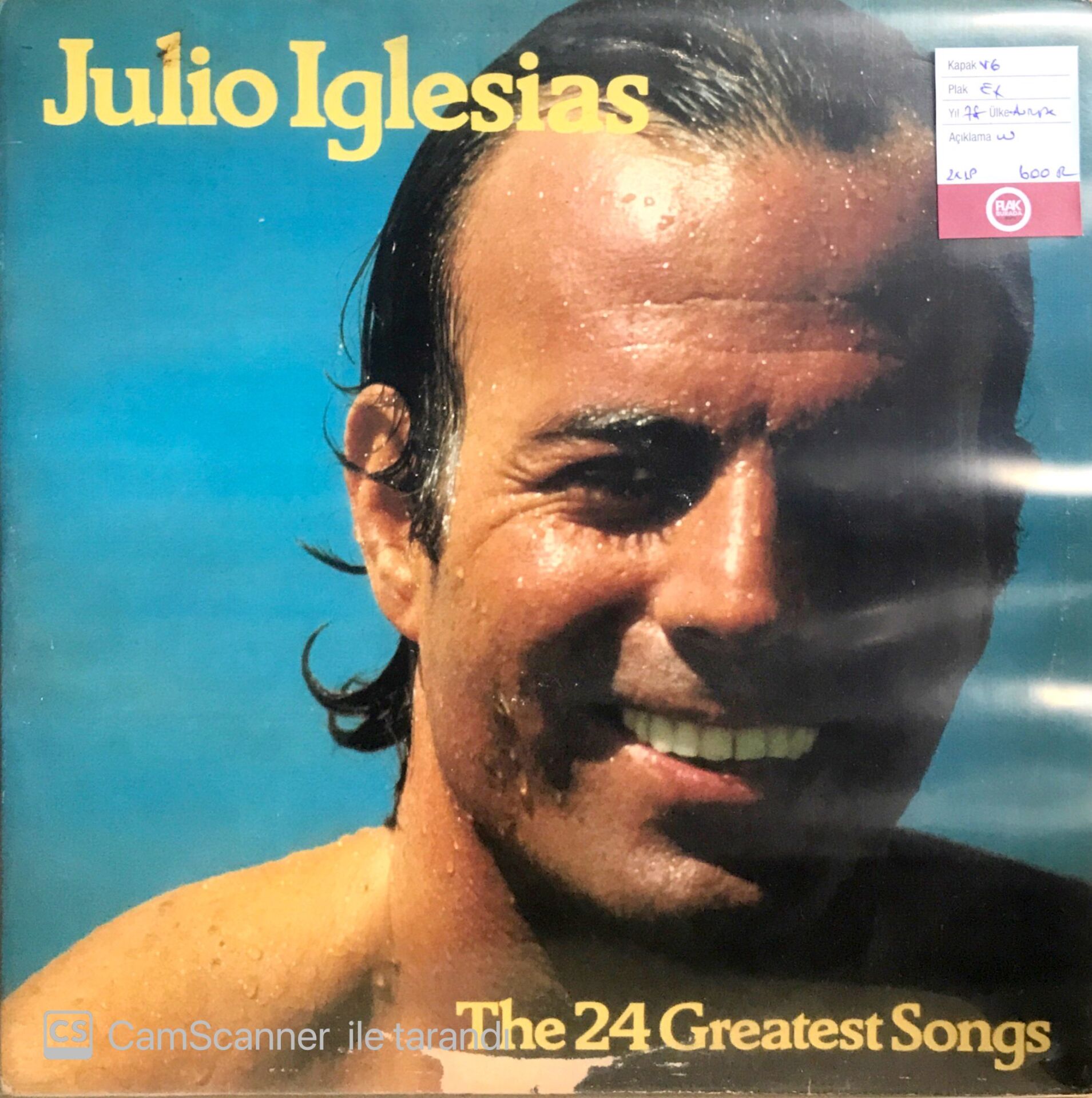Julio Iglesias The 24 Greatest Songs Double LP