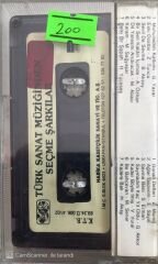 Türk Sanat Müziğinden Seçme Şarkılar KASET