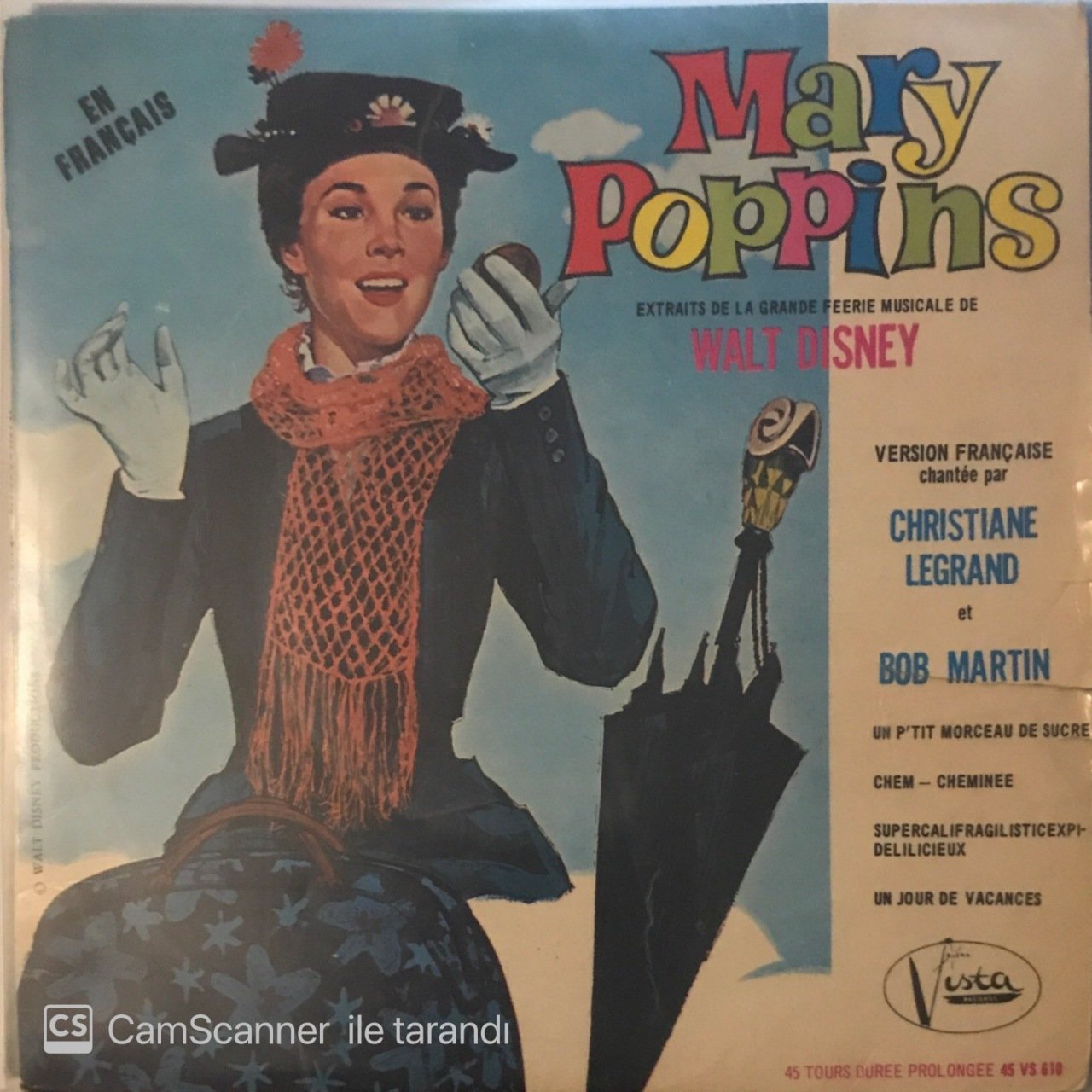 Mary Poppins Un P'tit Morceau De Sucre 45lik