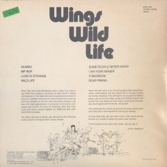 Wings Wild Life LP