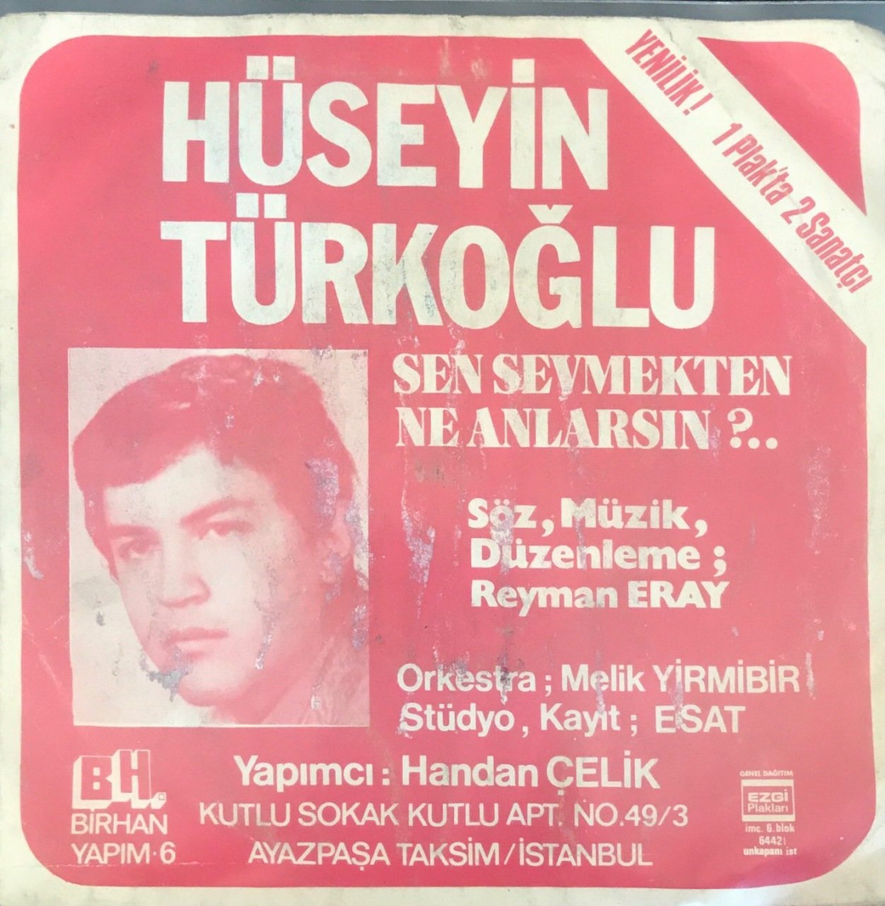 Hikmet Eroğlu Pembe Yanaklım 45lik