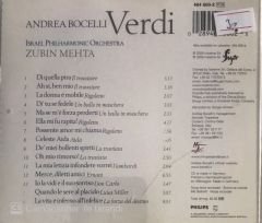 Andrea Bocelli Verdi CD