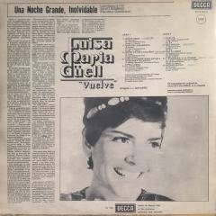 Luisa Maria Güel Vuelve LP