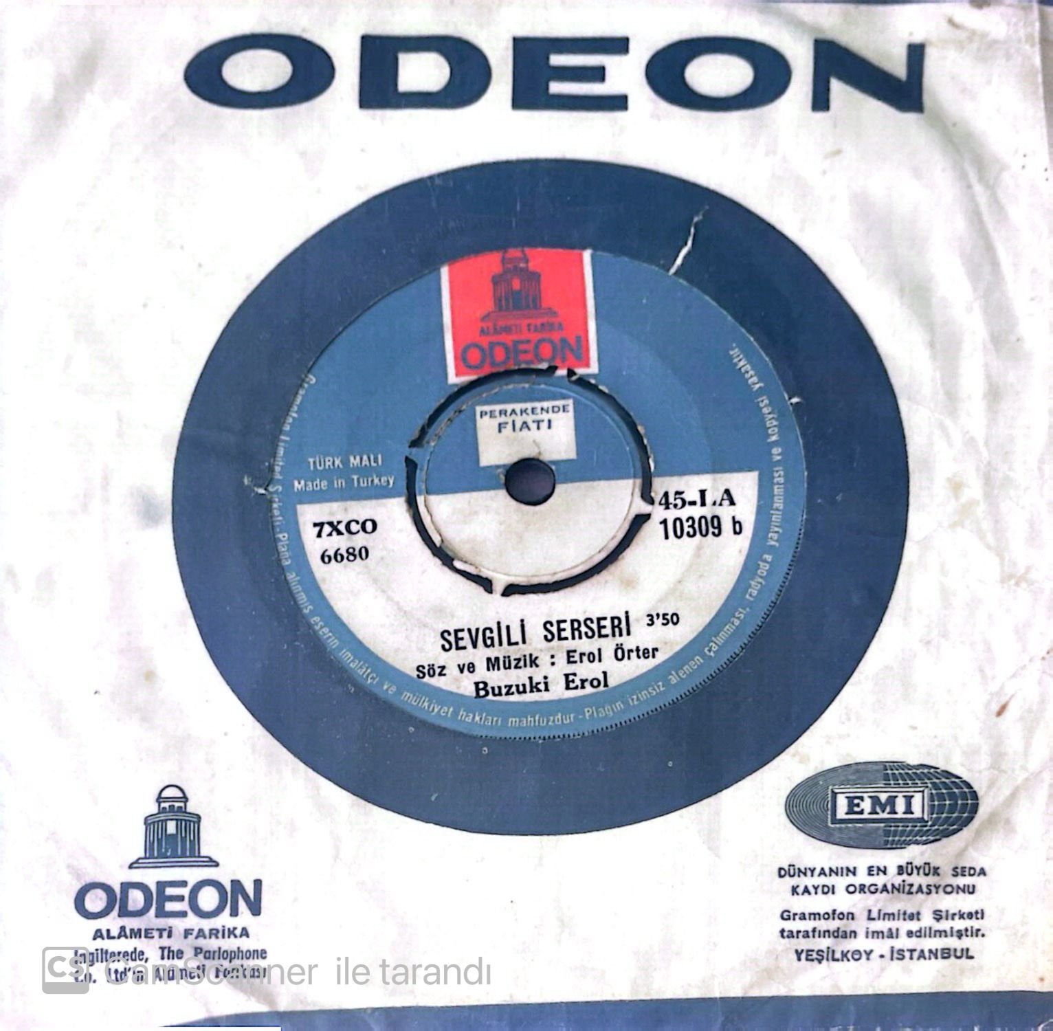 Buzuki Erol Sevgili Serseri 45lik