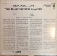 The Dave Brubeck Quartet Newport 1958 LP