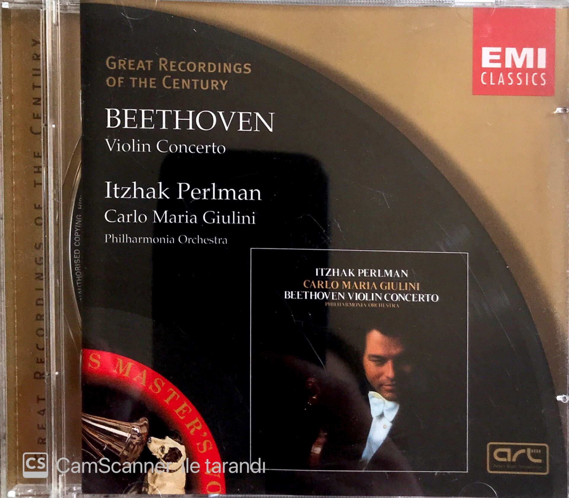 Beethoven: Violin Concerto / Perlman - Giulini CD