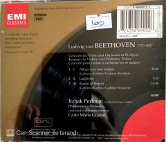 Beethoven: Violin Concerto / Perlman - Giulini CD