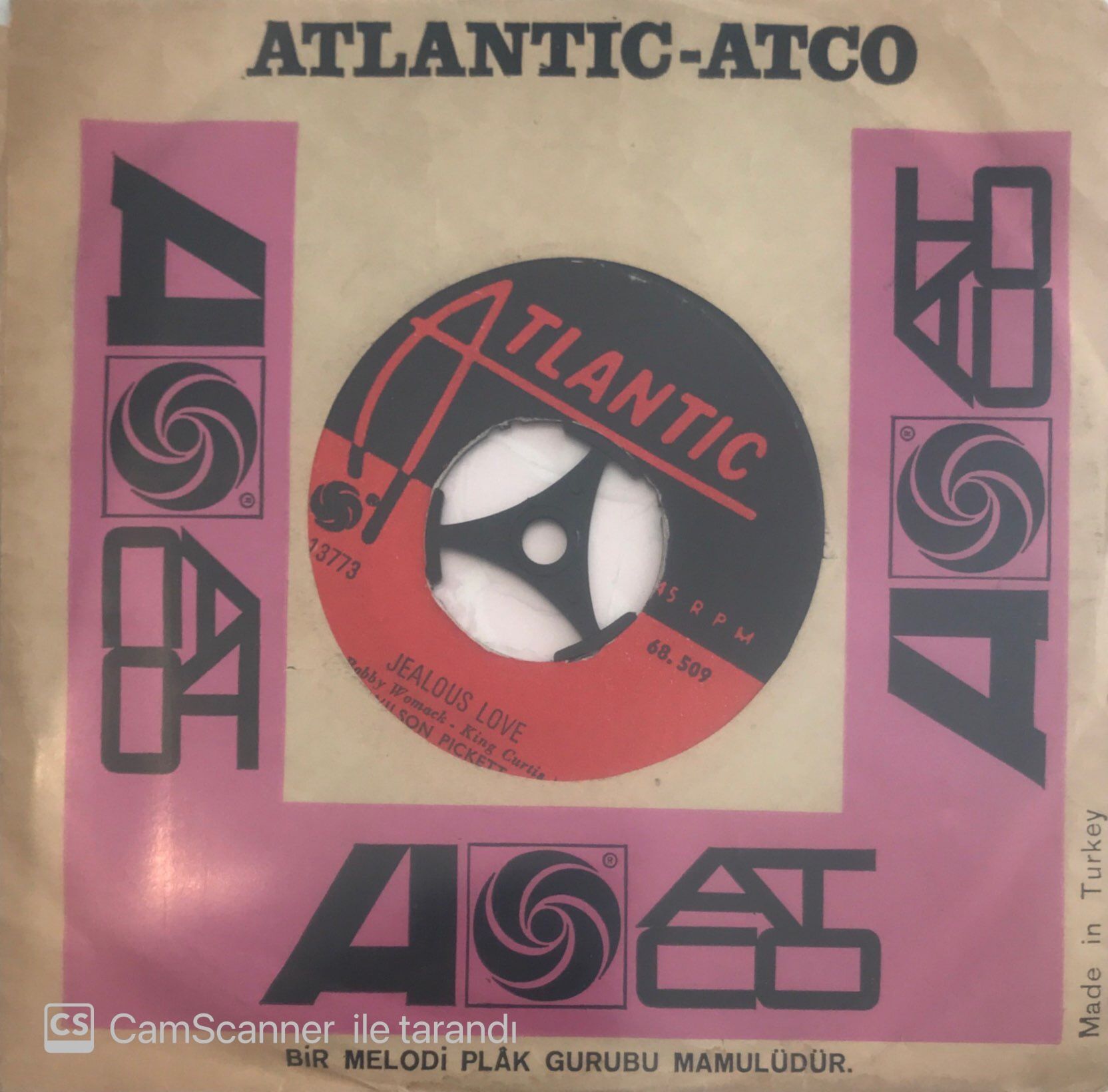 Wilson Pickett Jealous Love 45lik