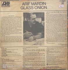 Arif Mardin Glass Onion LP