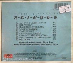 Rainbow Blackmore's Rainbow CD