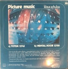 Klaus Schulze - Picture Music LP