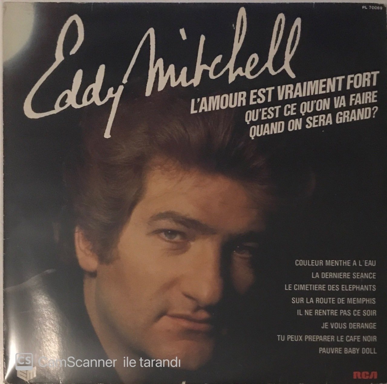 Eddy Mitchell L'amour Est Vraiment Fort LP