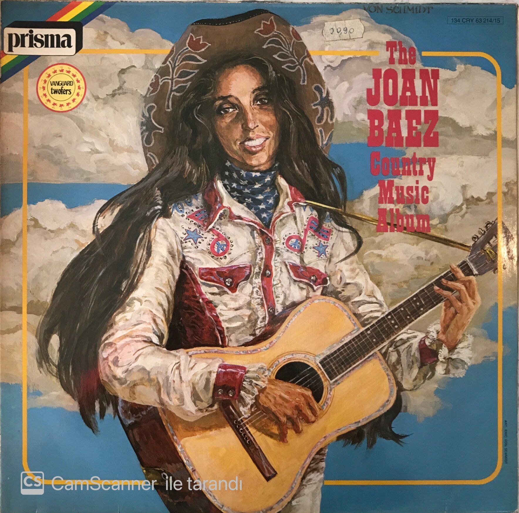 The Joan Baez Country Music Album Double LP