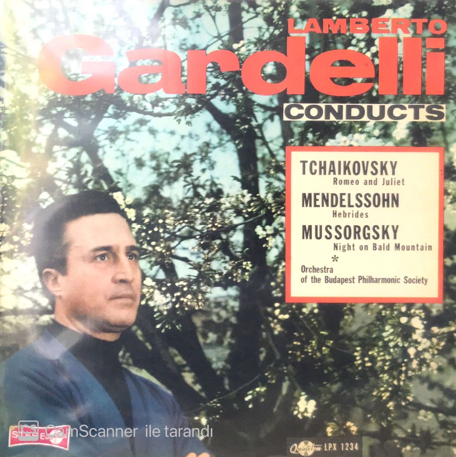 Lamberto Gardelli / Tchaikovsky - Mandelssohn - Mussorgsky LP
