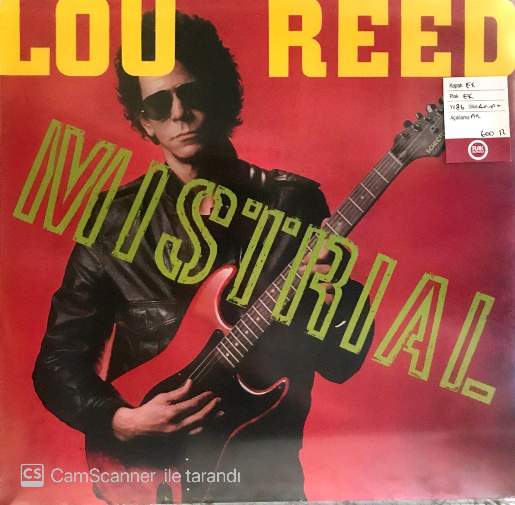 Lou Reed / Minstreal LP