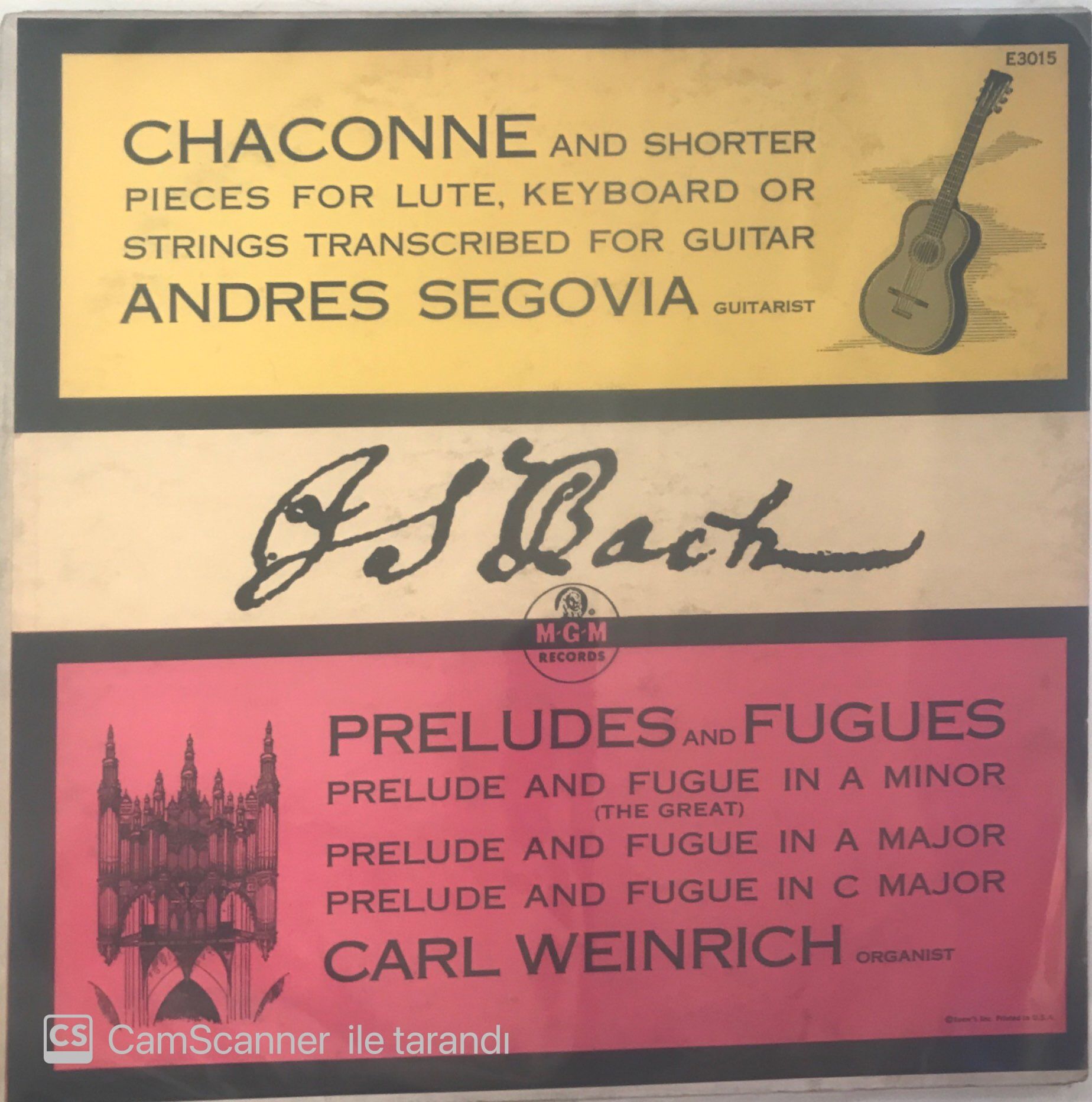 J.S. Bach Chaconne LP