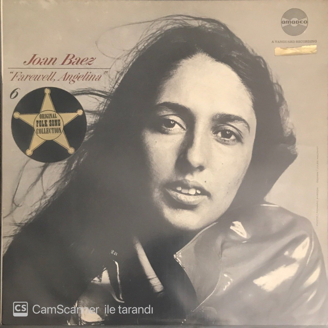 Joan Baez Farewell Angelina LP