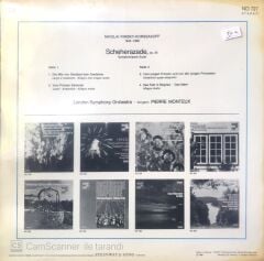 Rimsky - Korssakoff / Scheherazade / London Symphony Orchestra / Monteux LP