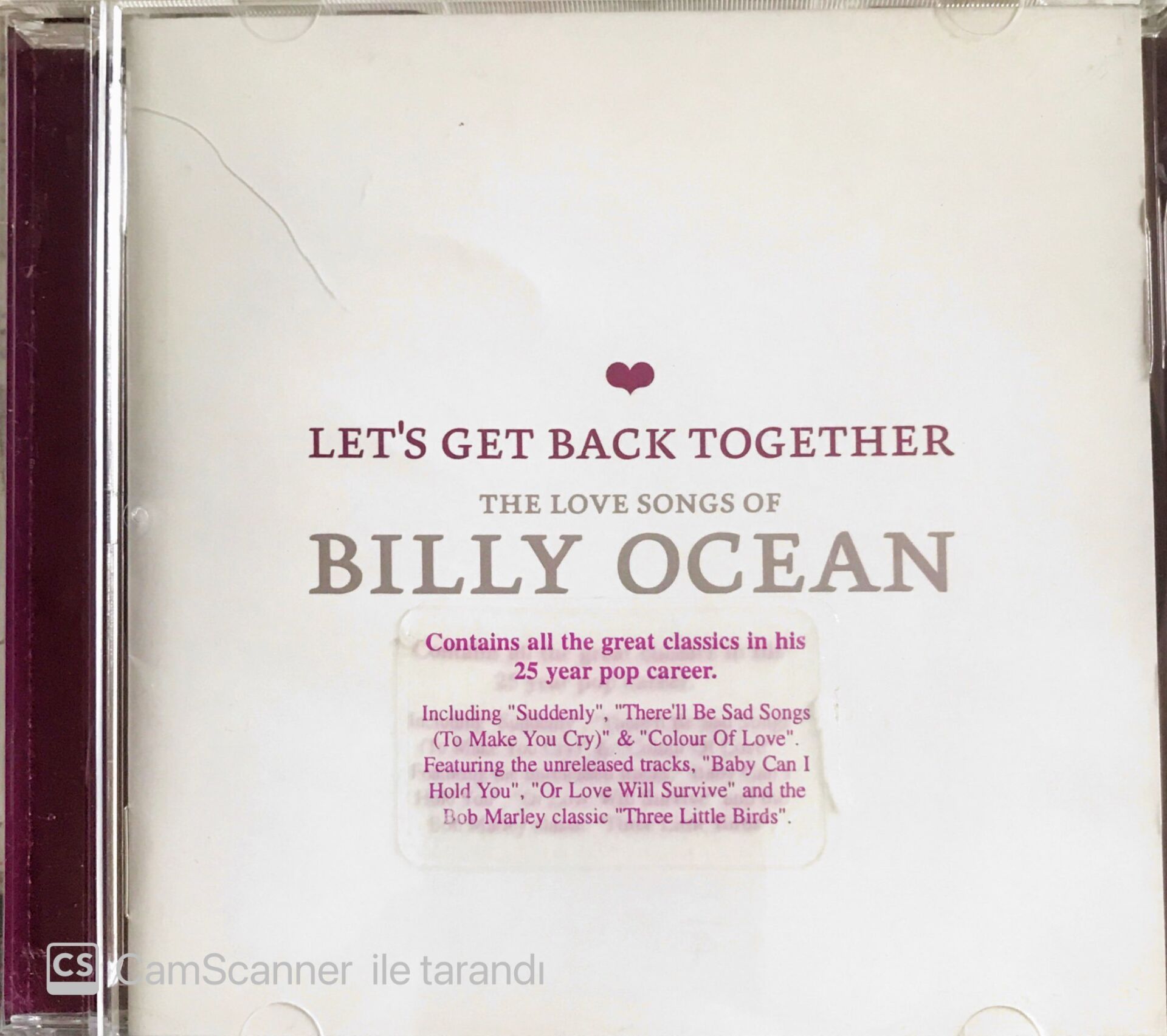 Billy Ocean - Let's Get Back Together - CD