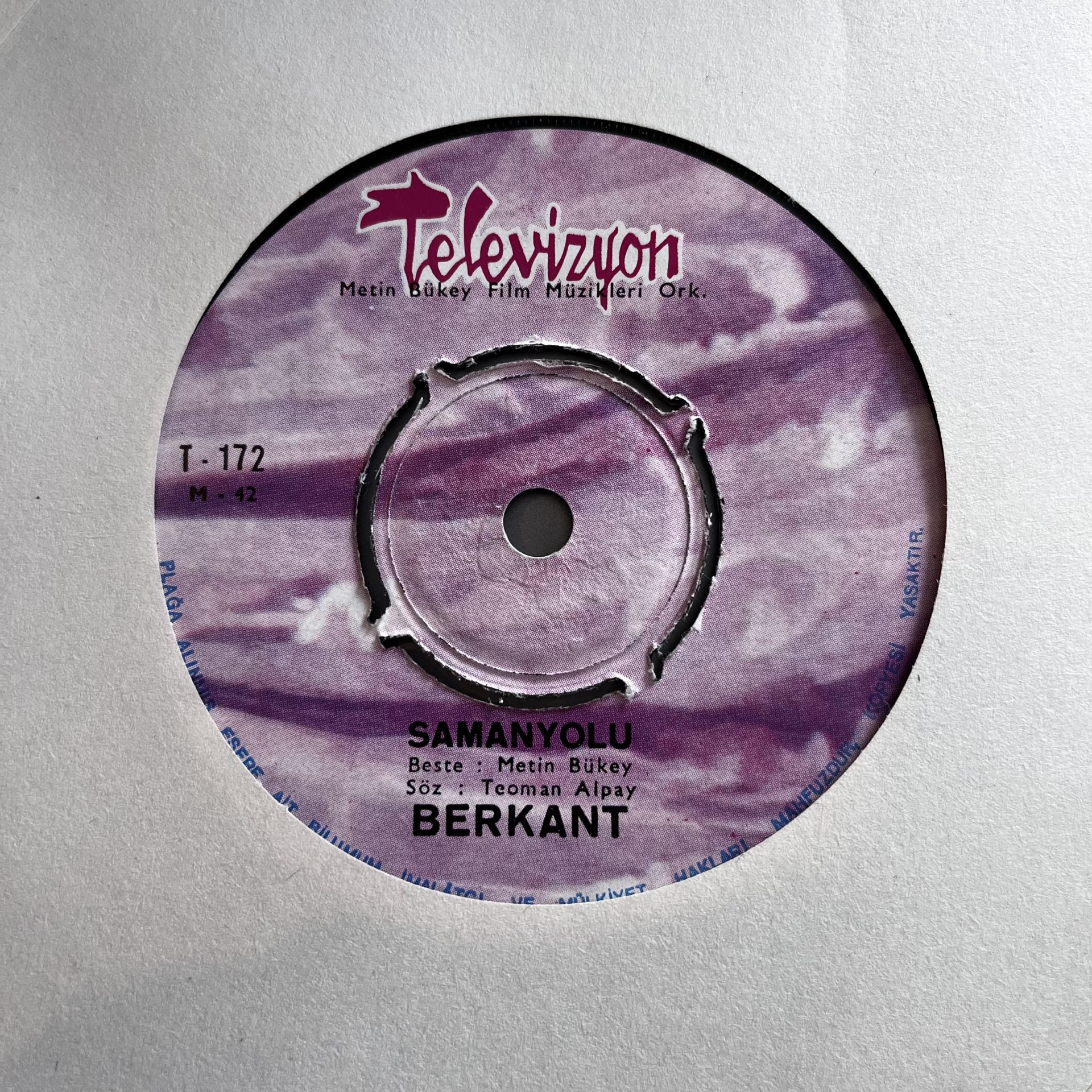 Berkant - Samanyolu 45lik