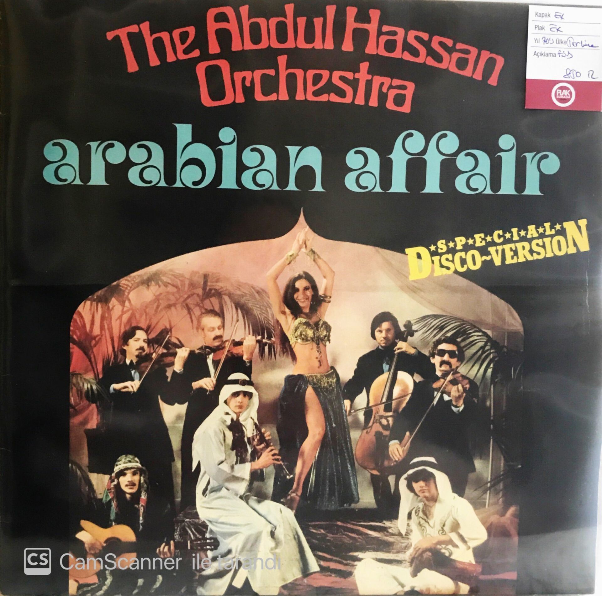 The Abdul Hassan Orchestra Arabian Affair LP