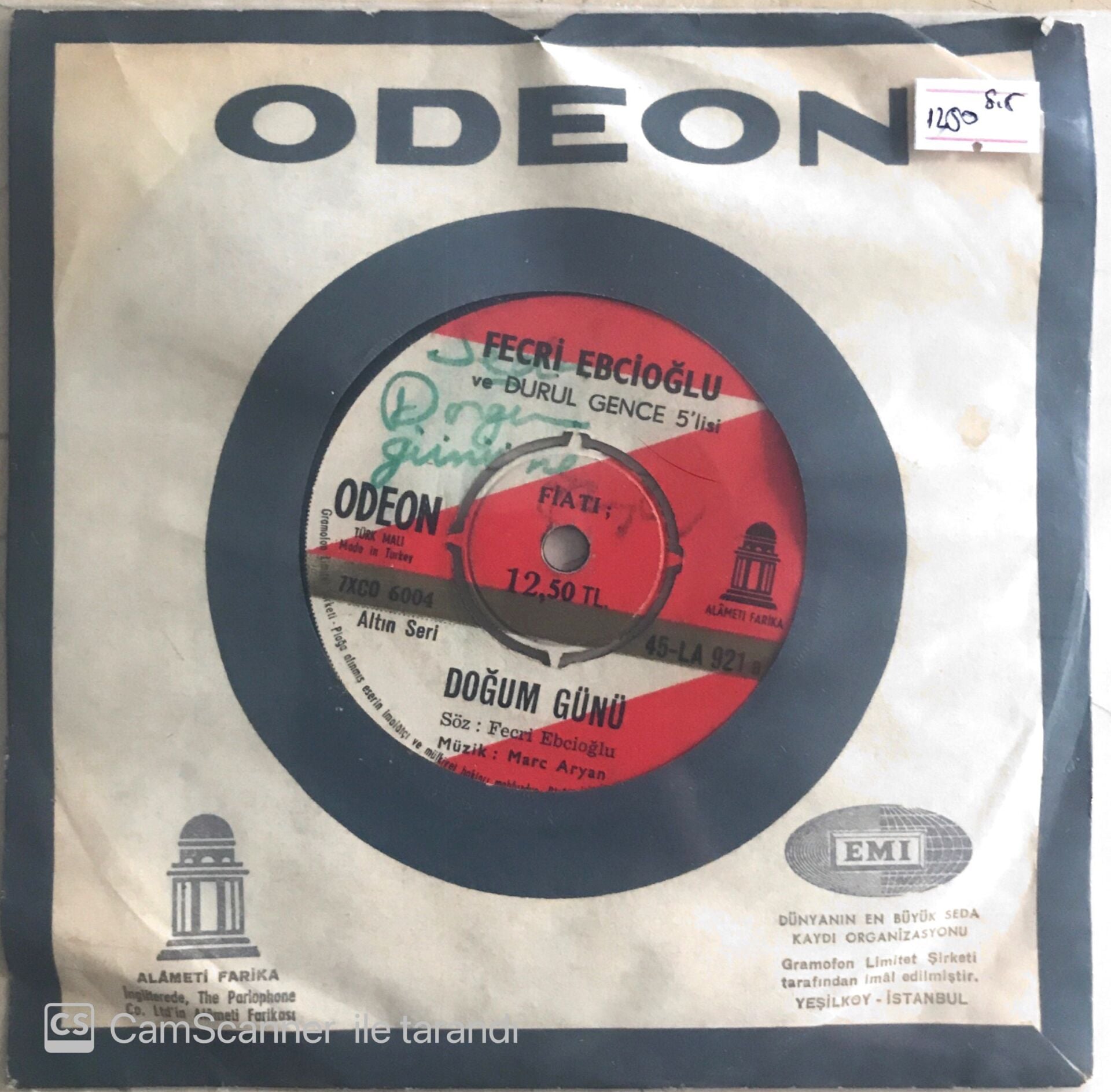 Fecri Ebcioğlu ve Durul Gence 5'lisi - 45'lik