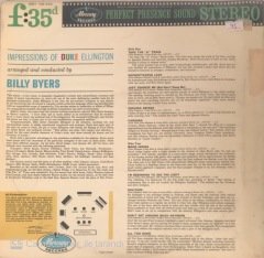 Billy Byers Impressions Of Duke Ellington LP