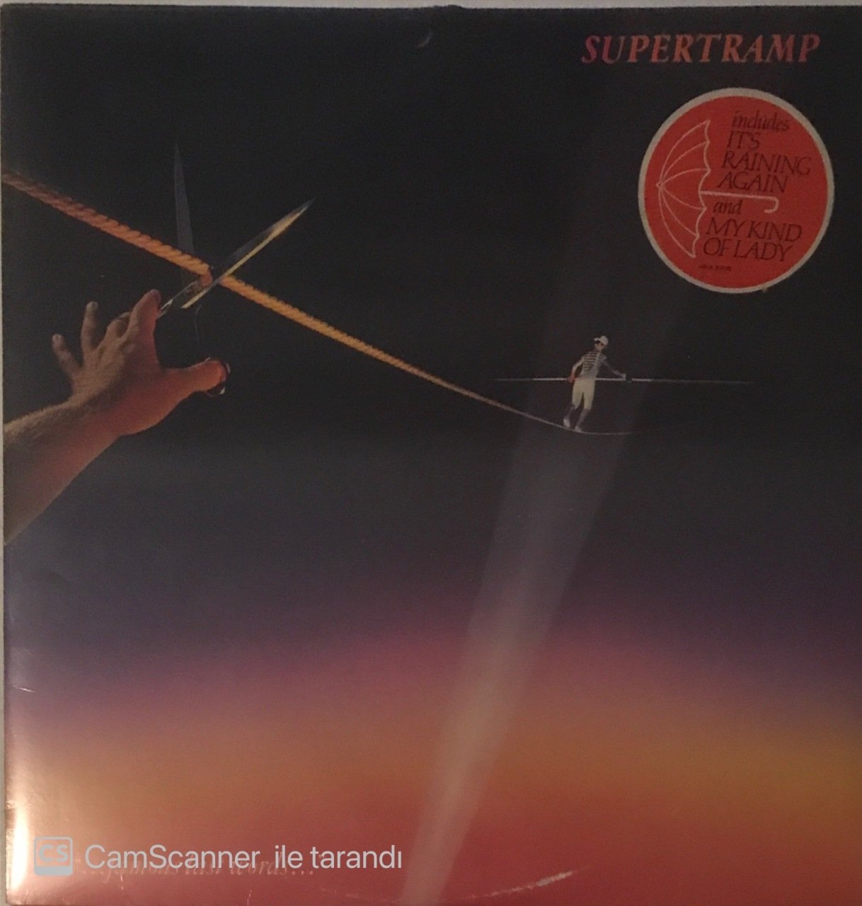 Supertramp It's Raining Againd And My Kind Of Lady LP