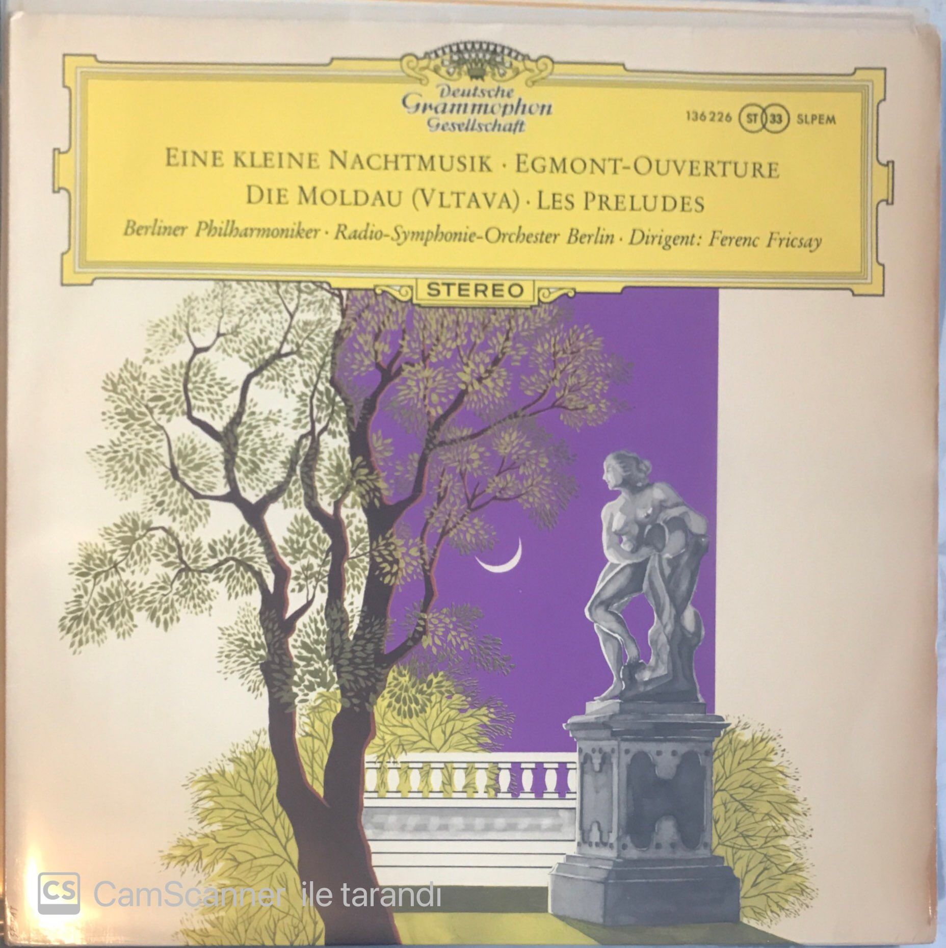 Eine Kleine Nachtmusik Egmont - Ouverture Die Moldau (Vltava) Les Preludes LP