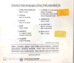 Zülfü Livaneli - Theodorakis / Güneş Topla Benim İçin CD