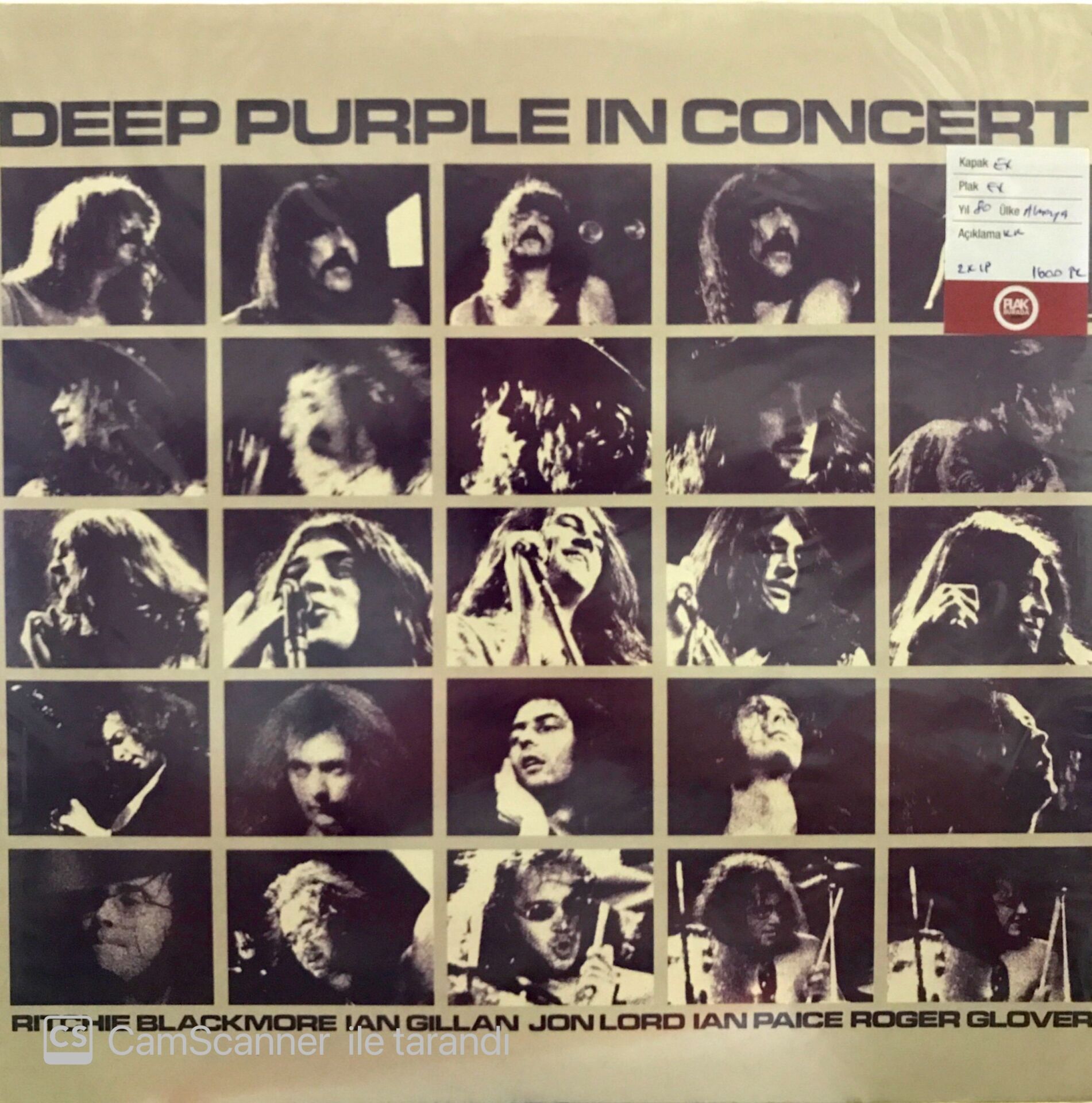 Deep Purple - In Concert Double LP