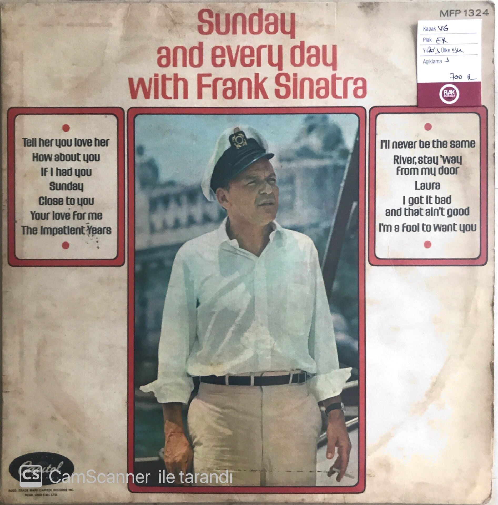 Sunday And Every Day With Frank Sinatra - LP