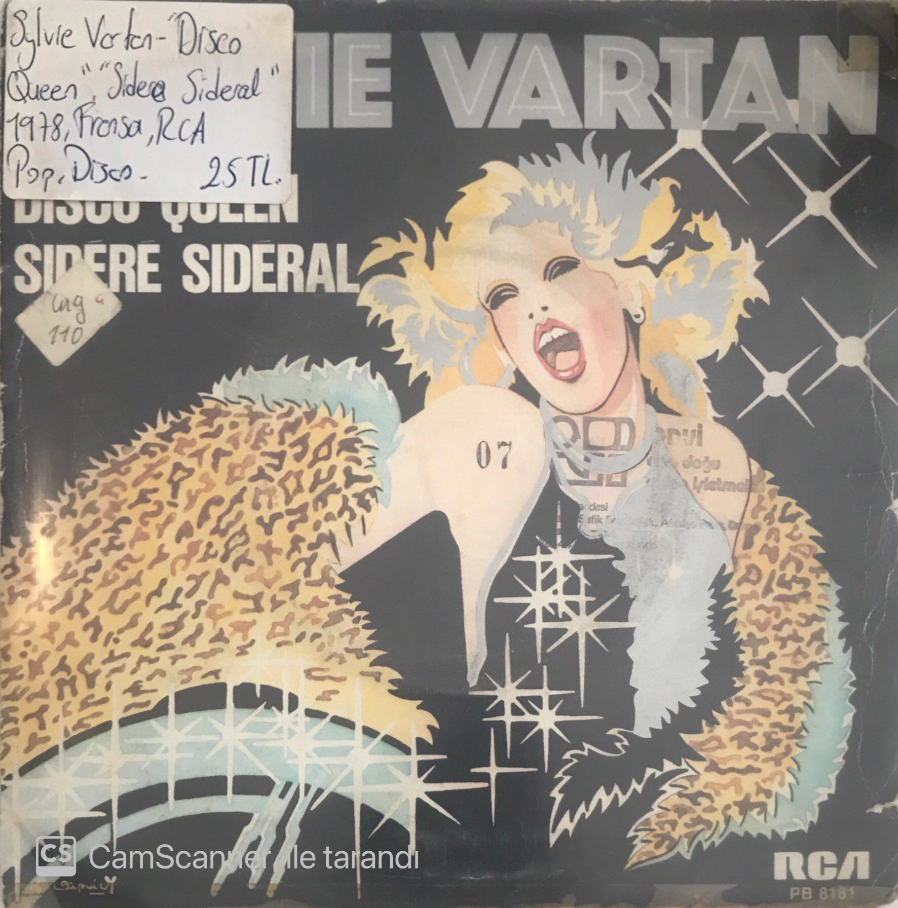 Sylvie Vartan Disco Queen 45lik