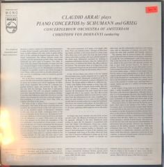 Claudio Arrau - Schumann Piano Concerto LP