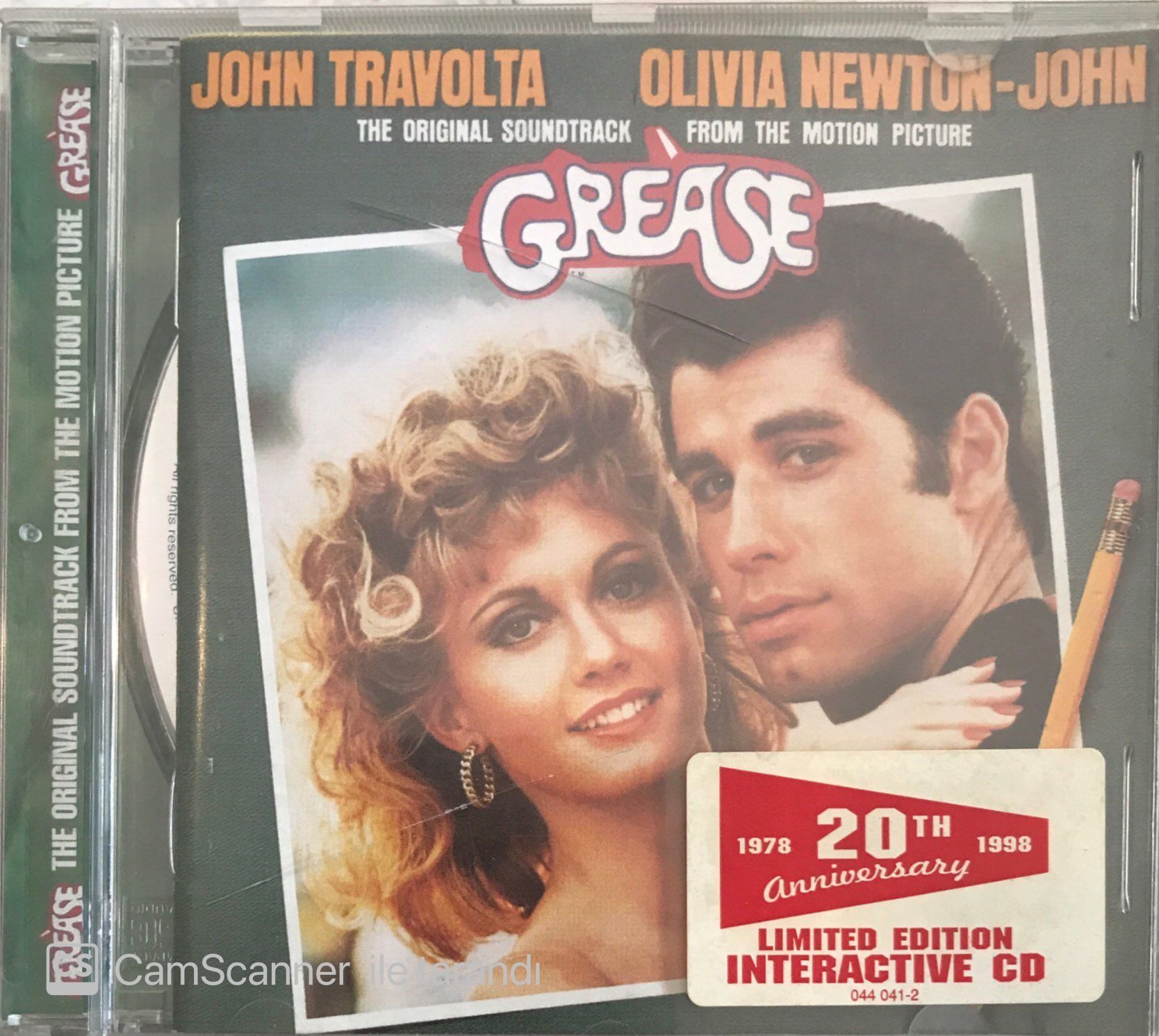 John Travolta Olivia Newton John Grease CD