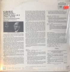 Grieg Peer Gynt Suites Nos. 1 & 2 Lyric Suite LP